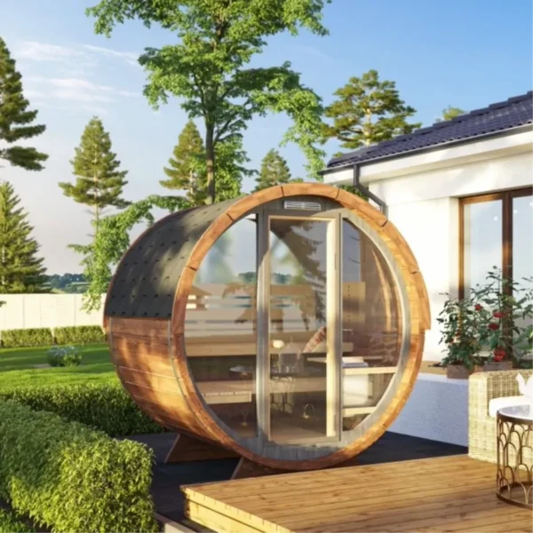 Terrassisaun Leo 160 Termo, klaasist esisein ja poolkuu