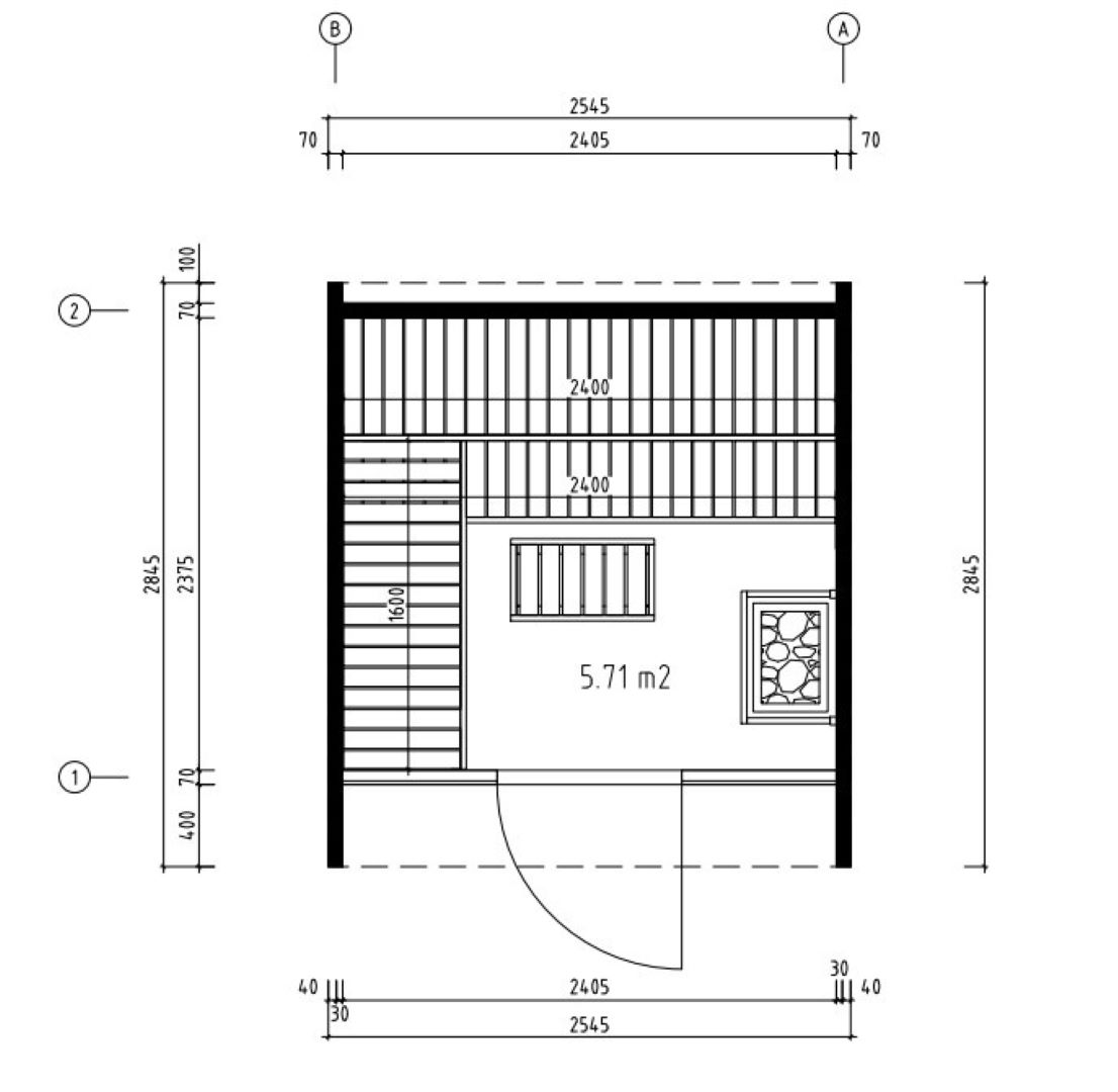 Sauna Nordic Box S Black