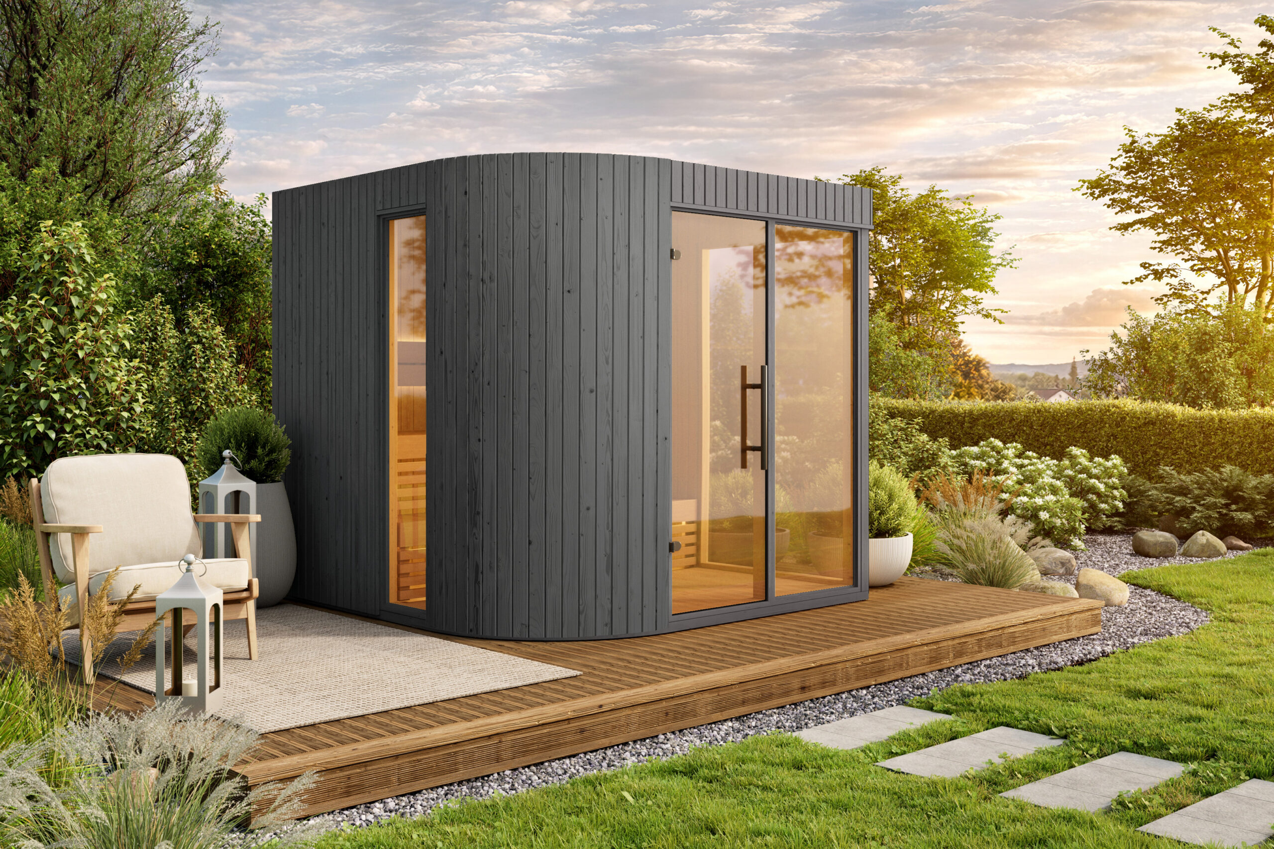 NEW! Arcos M Sauna Black